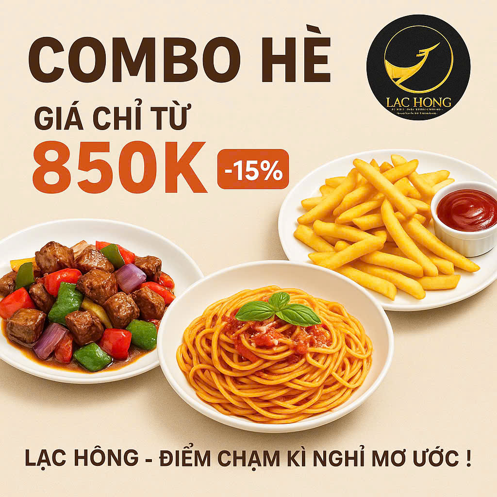 🌞 HÈ AN YÊN – ƯU ĐÃI NGẬP TRÀN TẠI KHÁCH SẠN LẠC HỒNG 🌿